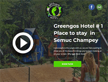 Tablet Screenshot of greengoshotel.com
